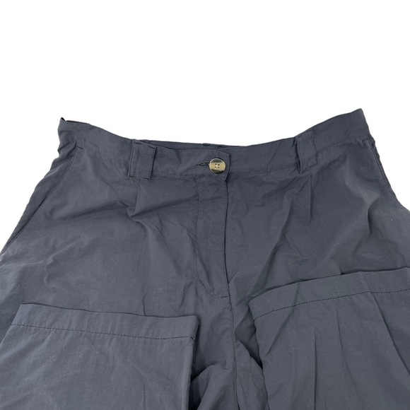ExOfficio Bugs Away Gray Straight Leg Hiking Field Pants 14 Nylon High Waist - Picture 15 of 15